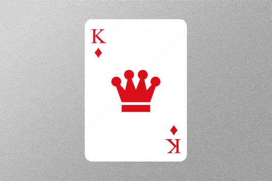 Wholesale King of Diamonds Cards Sticker