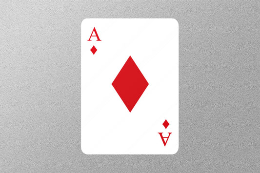 Wholesale ACE of Diamonds Cards Sticker