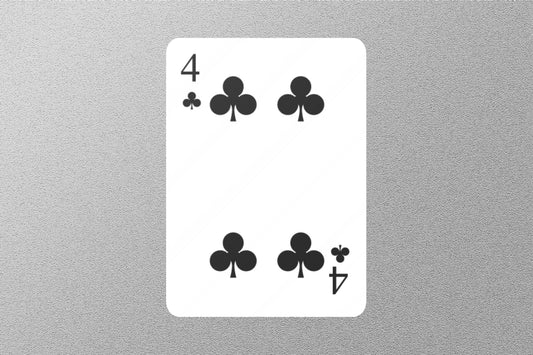 Wholesale 4 Of Clubs Cards Sticker