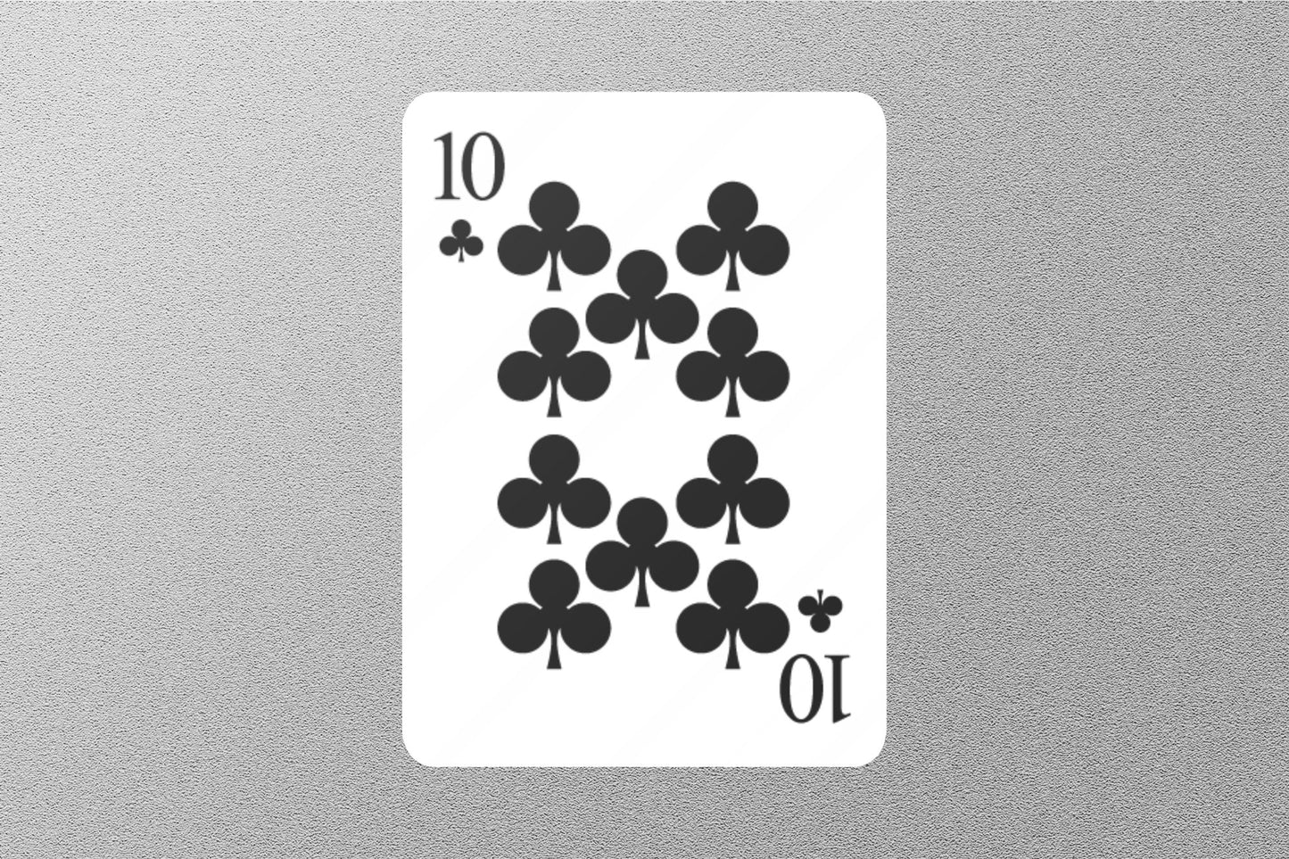 Wholesale 10 of Clubs Cards Sticker