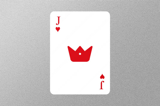 Wholesale Joker of Hearts Card Sticker