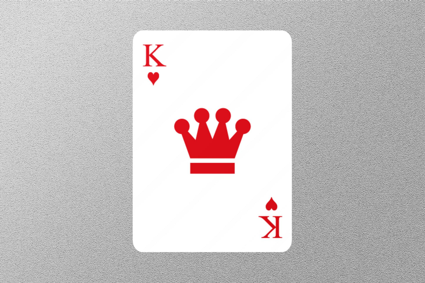 Wholesale King of Hearts Cards Sticker