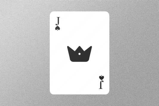 Wholesale Joker of Spades Cards Sticker
