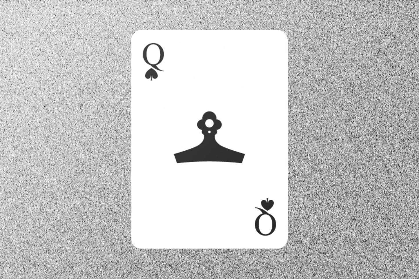Wholesale Queen of Spades Cards Sticker