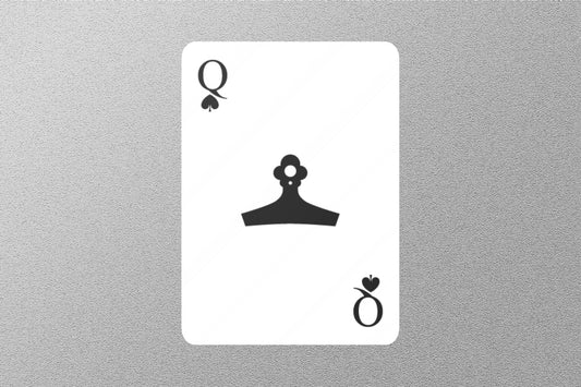 Wholesale Queen of Spades Cards Sticker