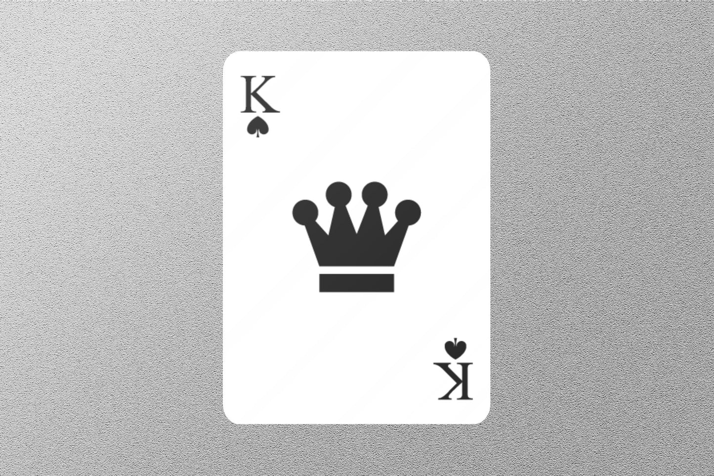 Wholesale King of Spades Cards Sticker