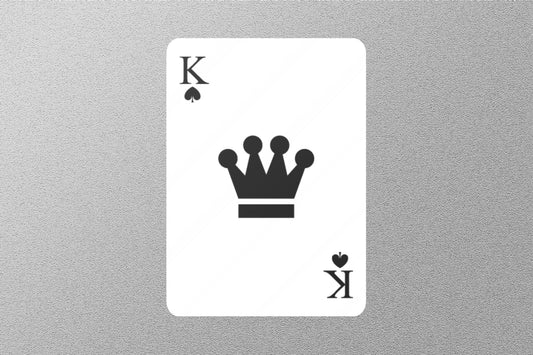 Wholesale King of Spades Cards Sticker