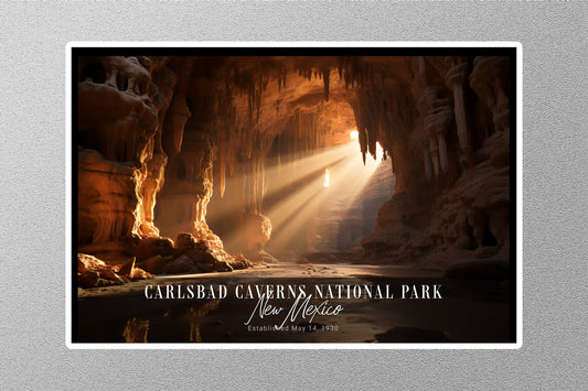 Carlsbad Caverns Sunrise National Park Sticker