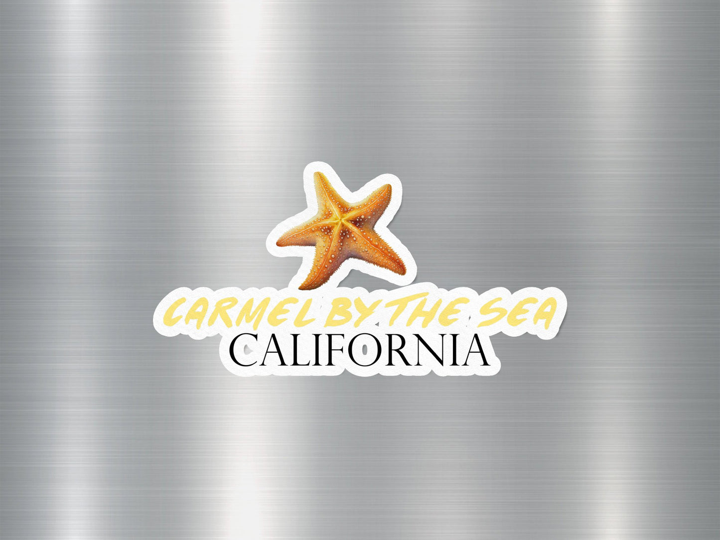 Carmel By The Sea California Starfish Sticker