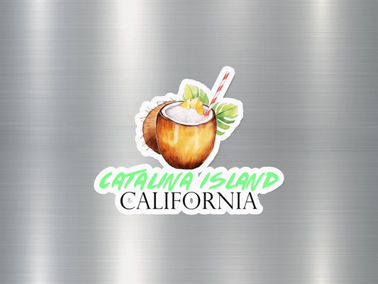 Wholesale Catalina Island California Coconut Sticker