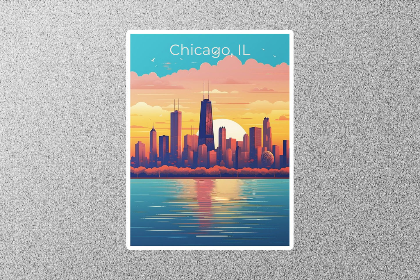 Wholesale Vintage Chicago Travel Stickers