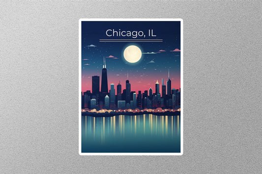 Wholesale Vintage Chicago Travel Stickers
