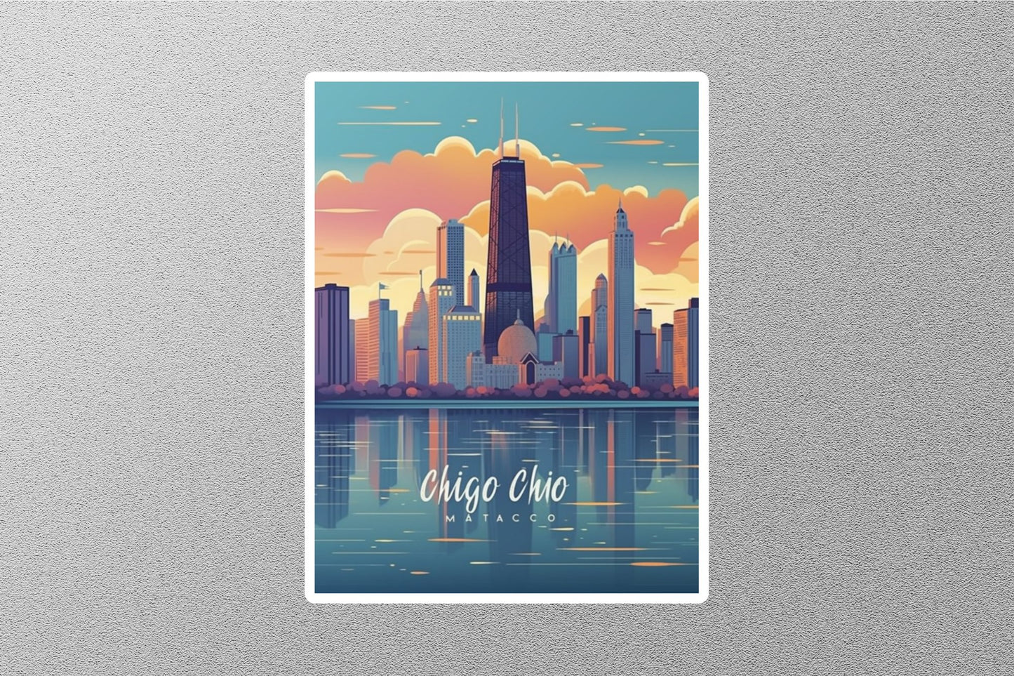 Wholesale Vintage Chicago Travel Stickers