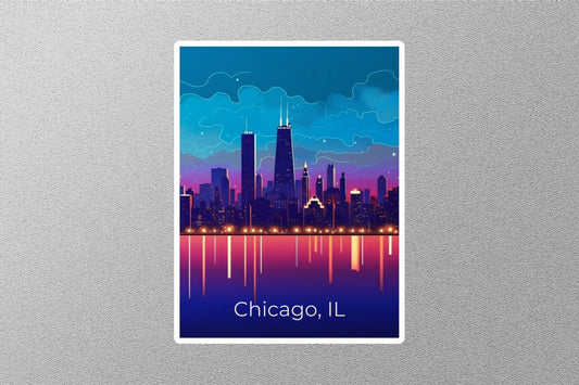 Wholesale Vintage Chicago Travel Stickers