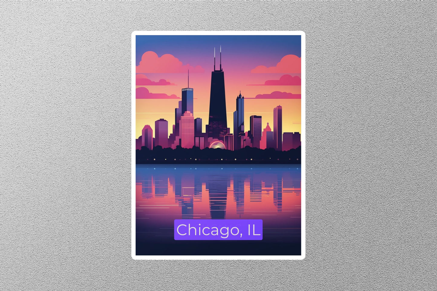 Wholesale Vintage Chicago Travel Stickers