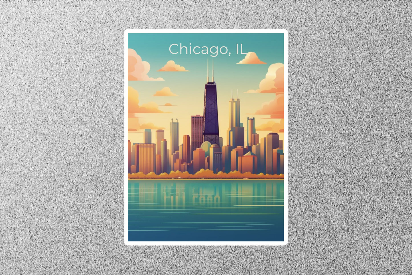 Wholesale Vintage Chicago Travel Stickers