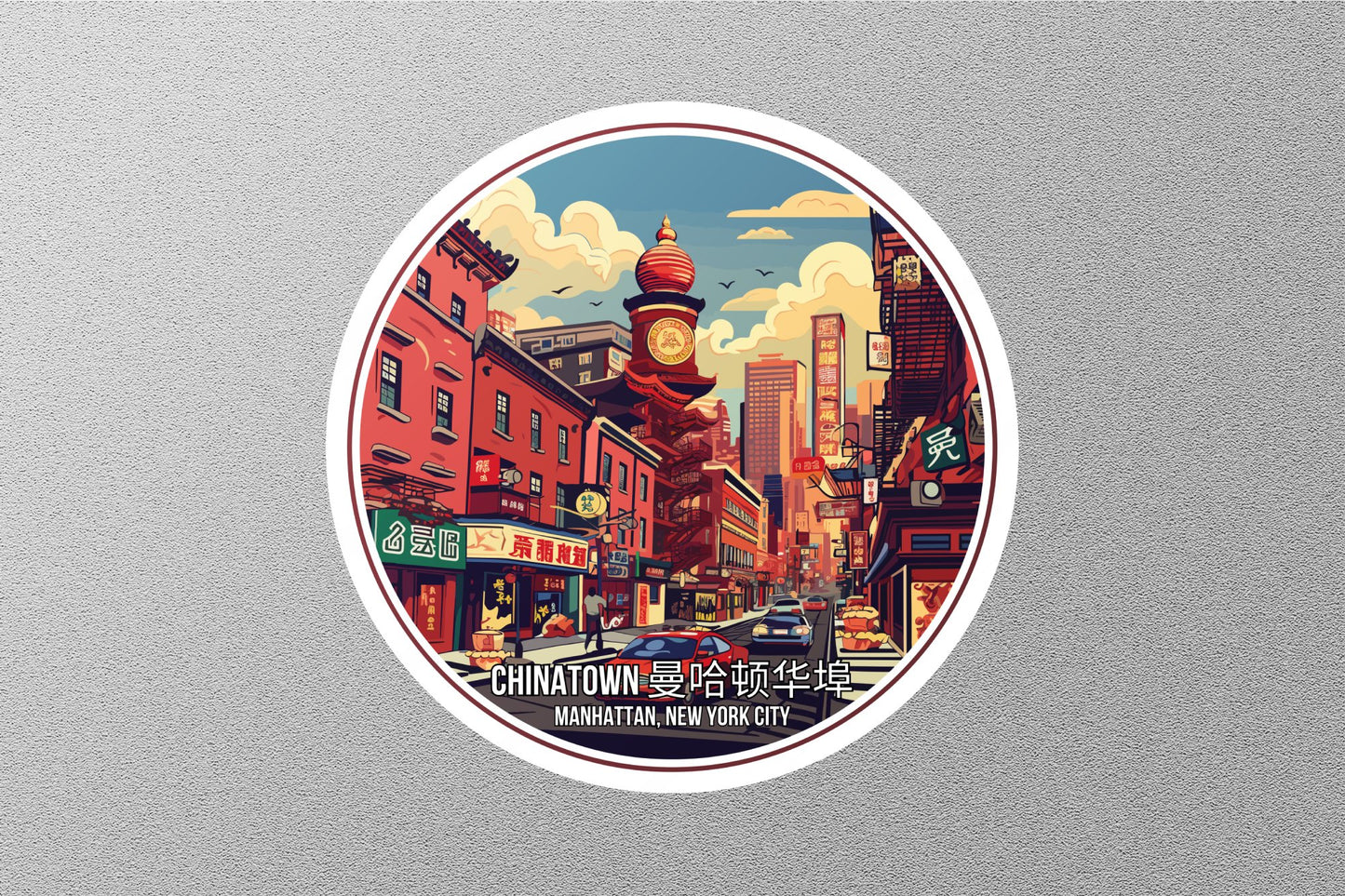 Chinatown Sticker