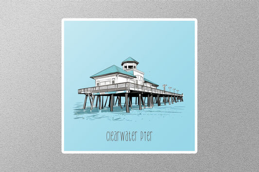 Wholesale Clearwater Pier Sticker