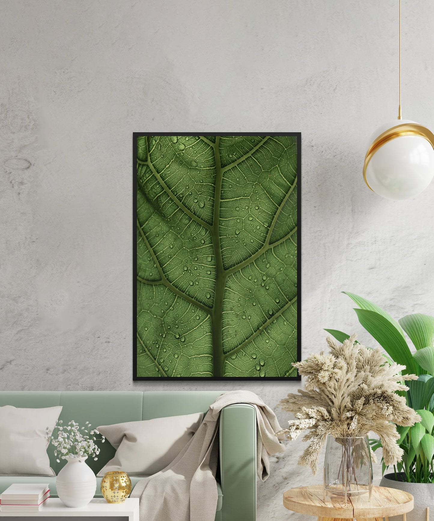 Close Up Leaf Poster - Matte Paper