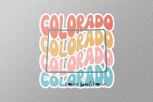 Retro Colorado Sticker