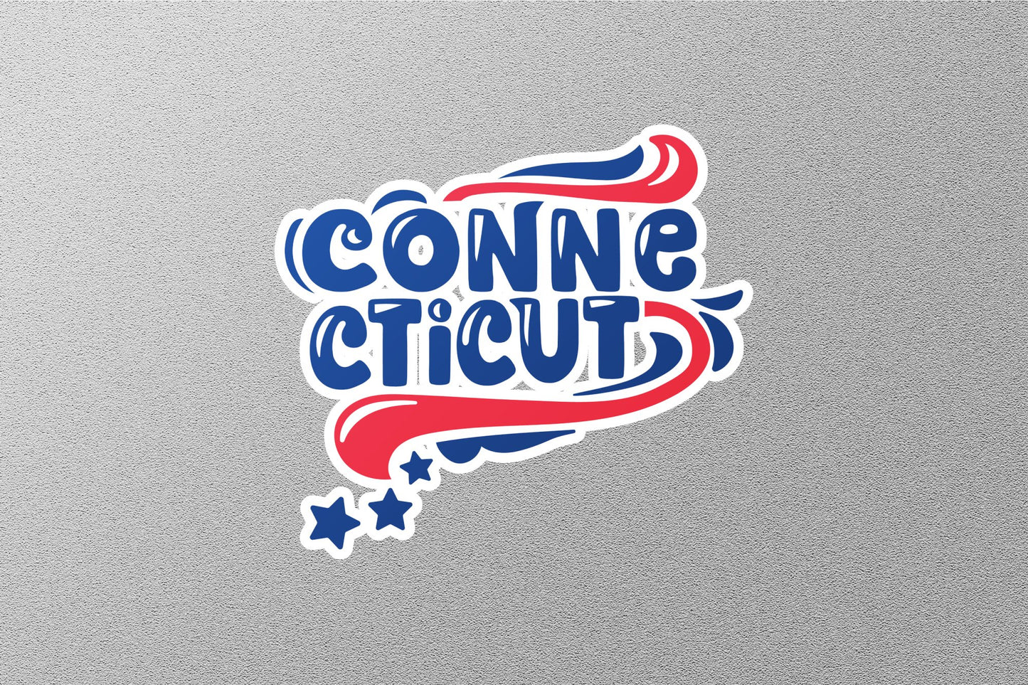 Connecticut 3 State Sticker