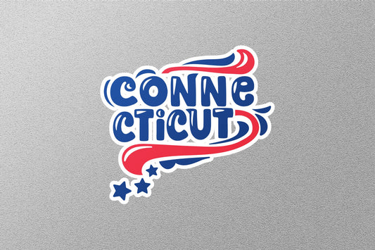 Connecticut 3 State Sticker