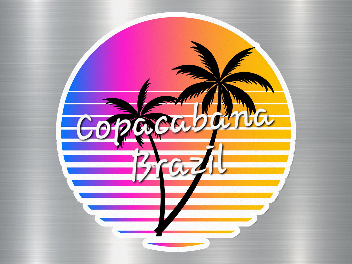Copacabana Brazil Beach Sticker