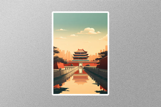 Wholesale Vintage China Palace Travel Sticker