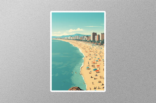 Wholesale Vintage Monica Travel Sticker