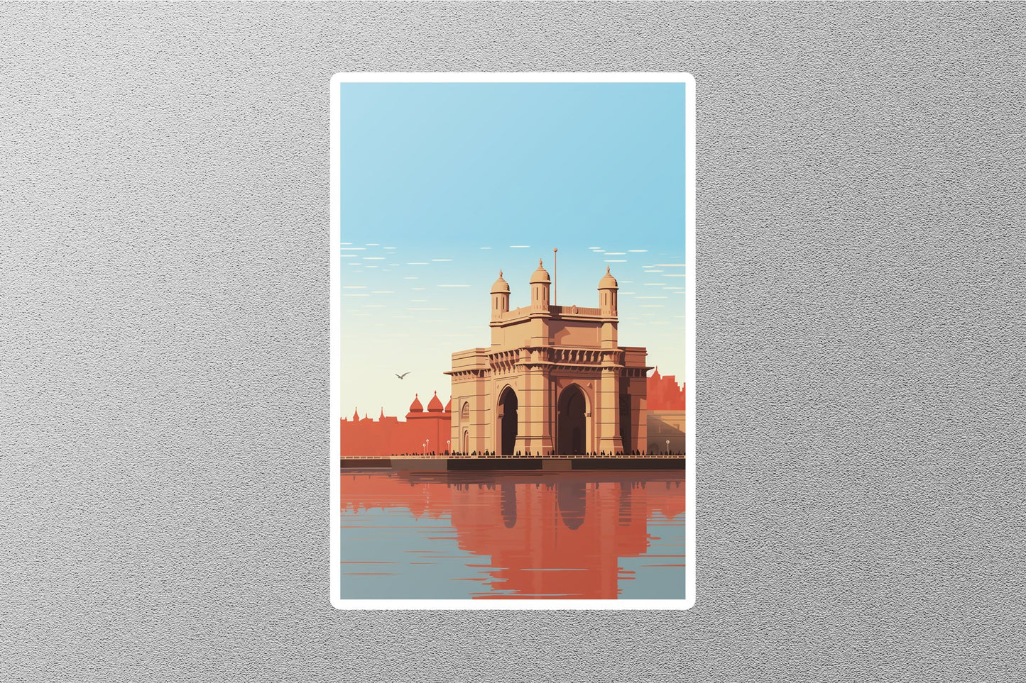 Wholesale Vintage Mumbai India Travel Sticker