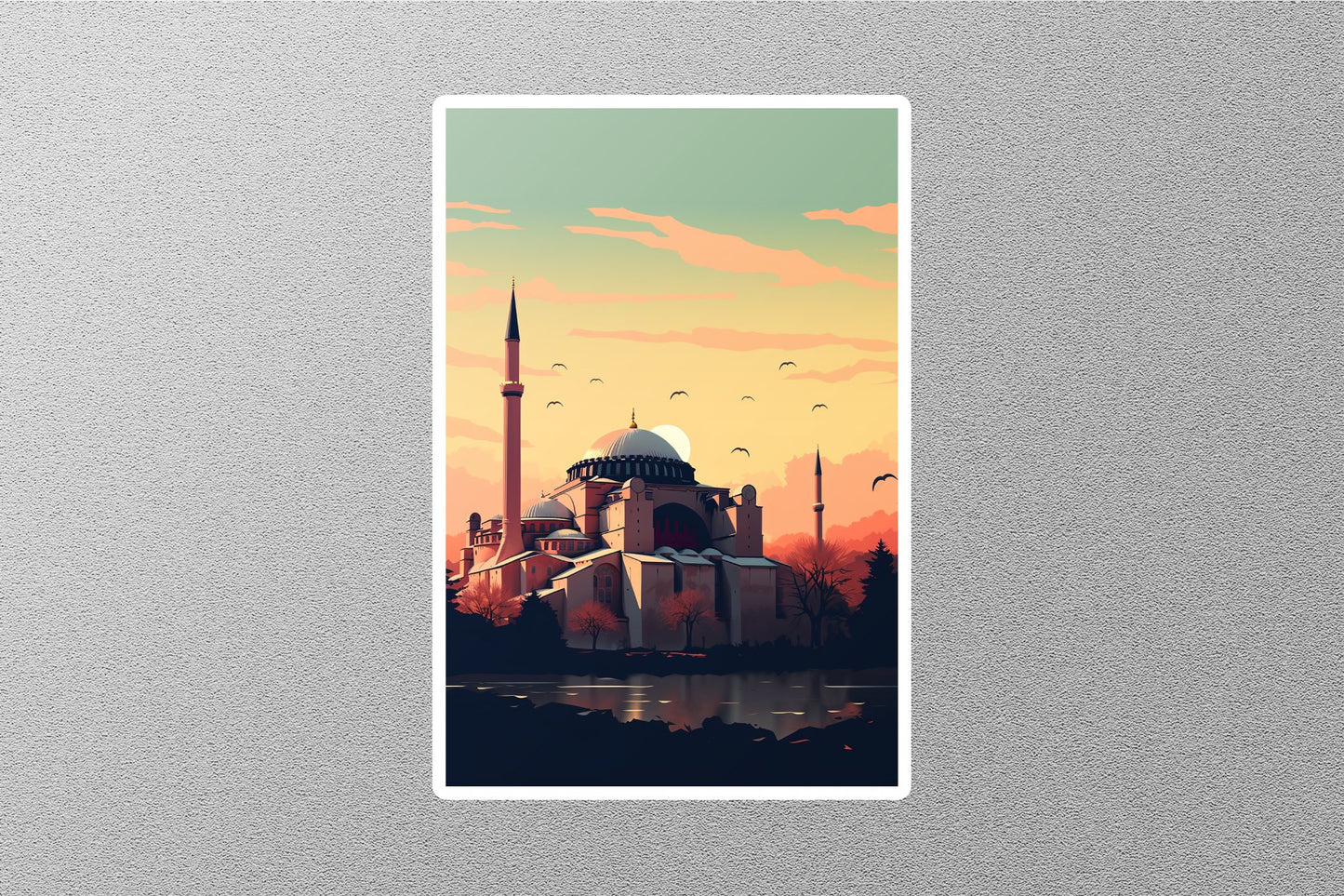 Wholesale Vintage Hagias Sophia Travel Sticker