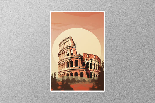 Wholesale Vintage Coliseums Travel Sticker