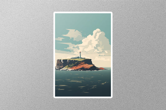 Wholesale Vintage Azores Beach Travel Sticker