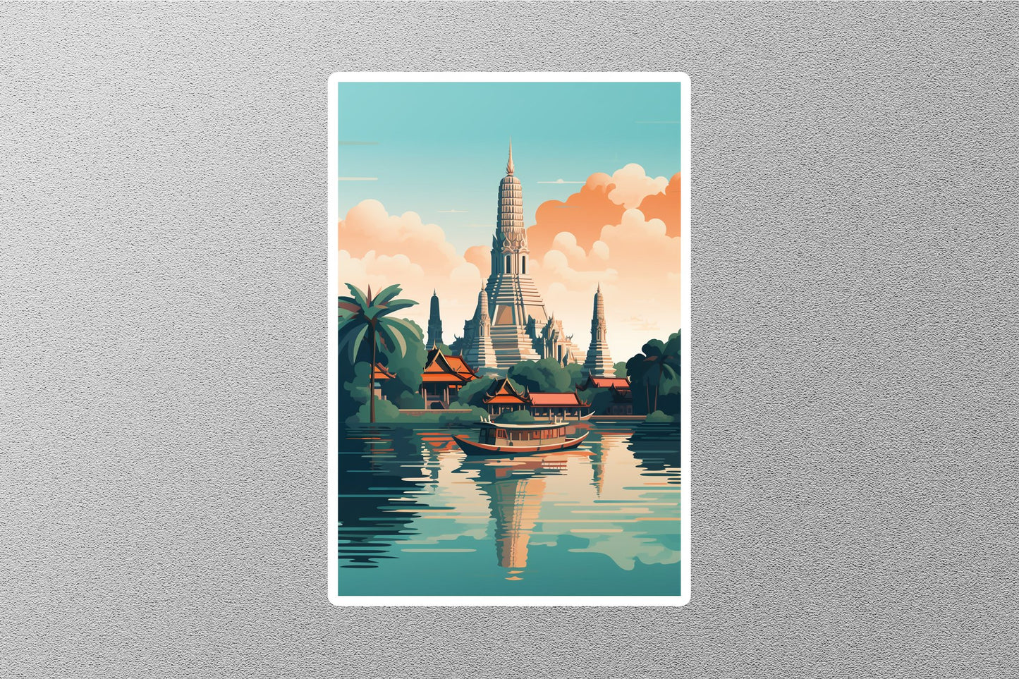 Wholesale Vintage Bangkok Travel Sticker