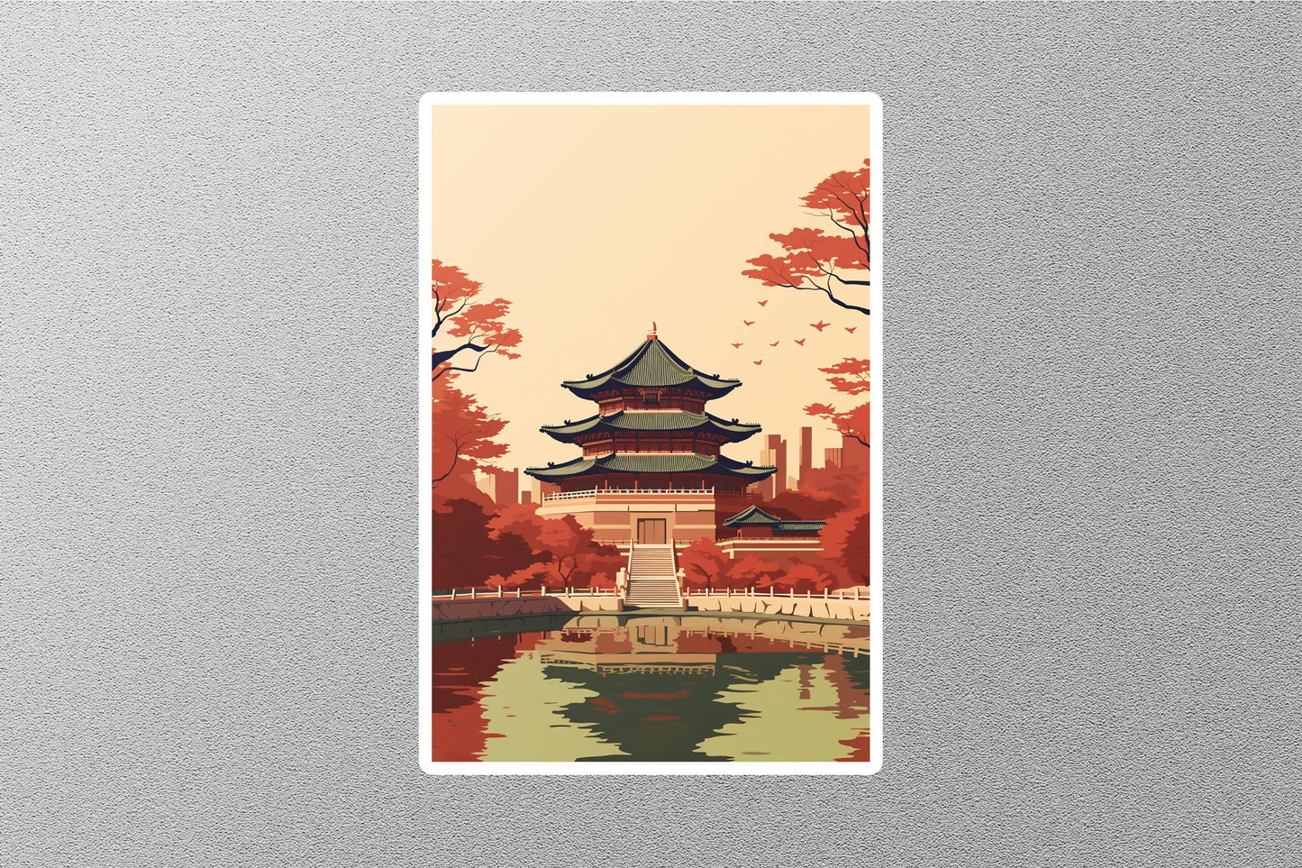 Wholesale Vintage China 2 Travel Sticker