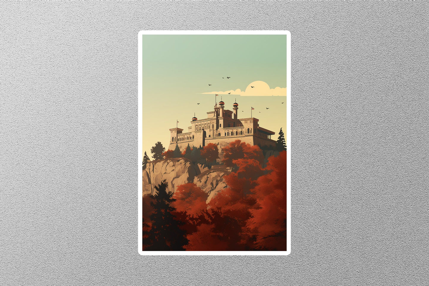 Wholesale Vintage Castle Valley Travel Sticker