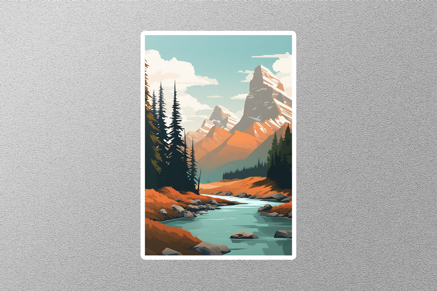 Wholesale Vintage Alberta Travel Sticker