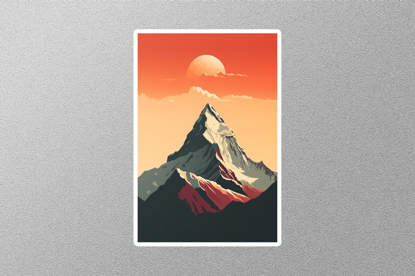 Wholesale Vintage Mount Elbrus Travel Sticker