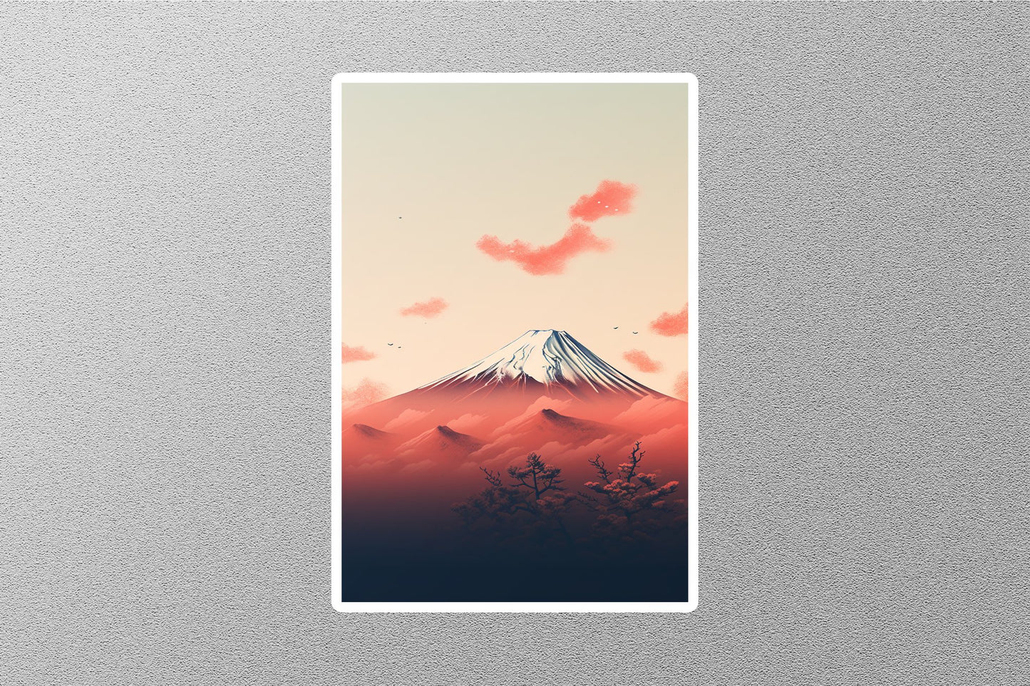 Wholesale Vintage Japan Landscape Travel Sticker