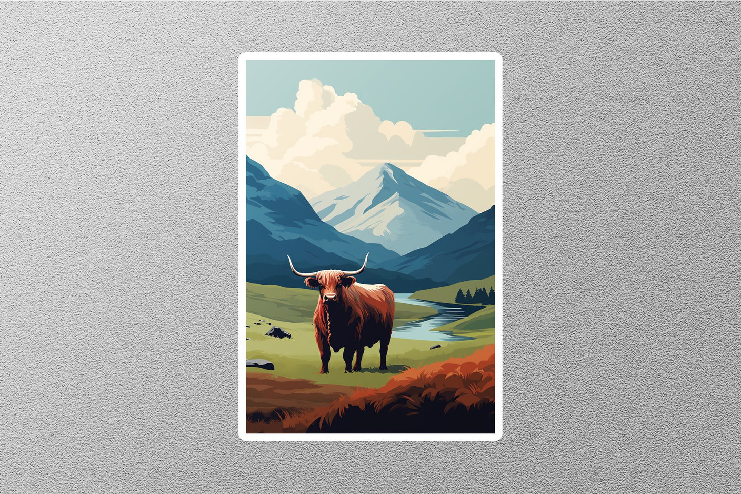 Wholesale Vintage Lexica A Highland Travel Sticker