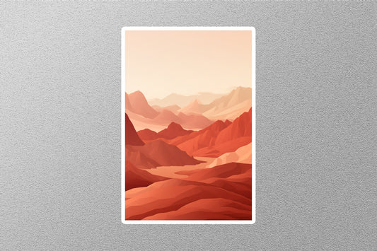 Wholesale Vintage Desert Travel Sticker