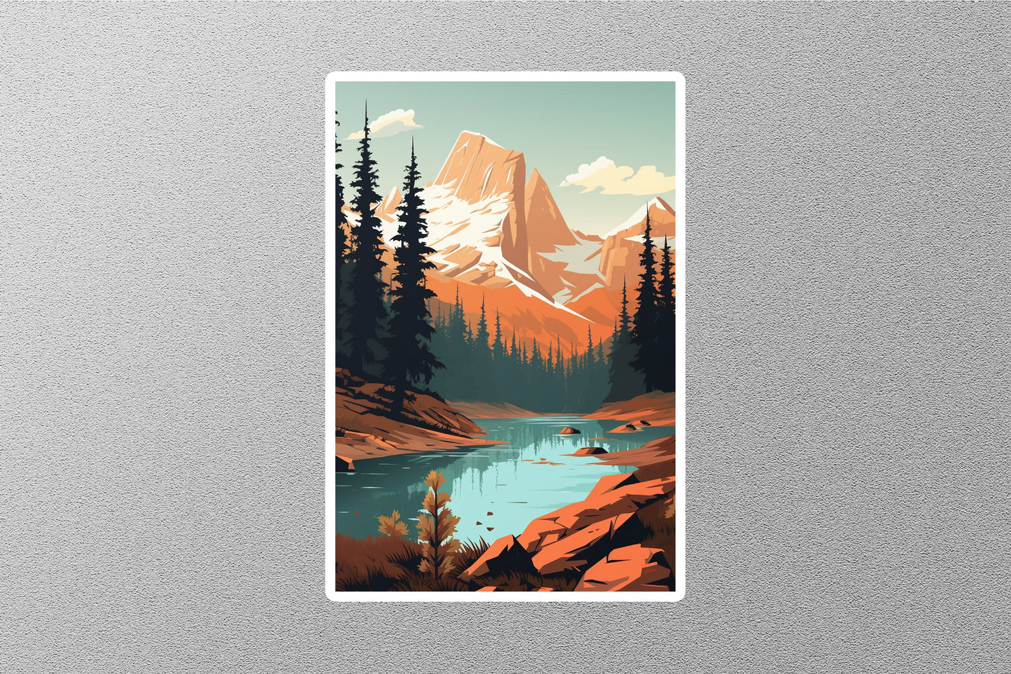 Wholesale Vintage Wyoming Travel Sticker