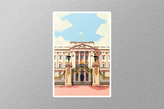 Wholesale Vintage Buckingham Palace Travel Sticker
