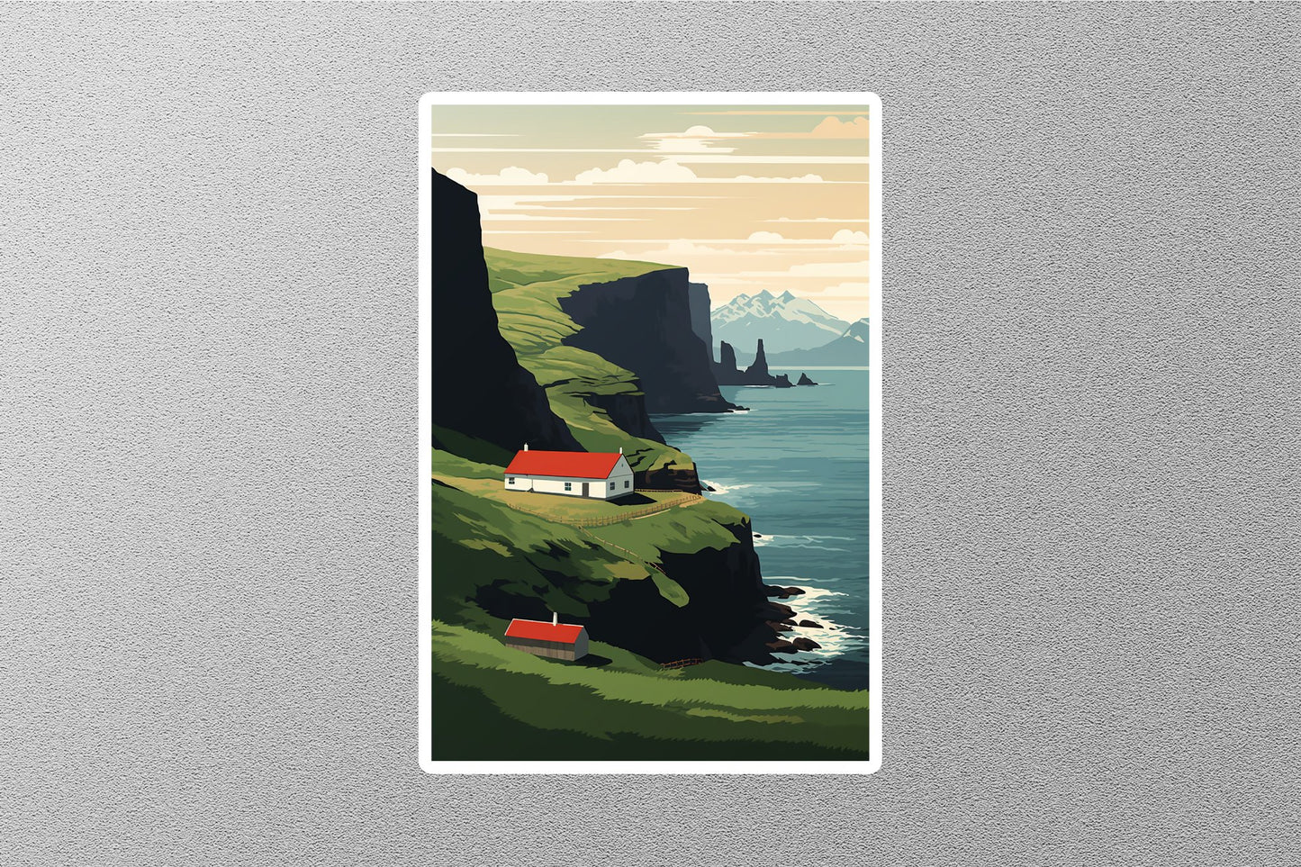 Wholesale Vintage Faroe Islands Travel Sticker