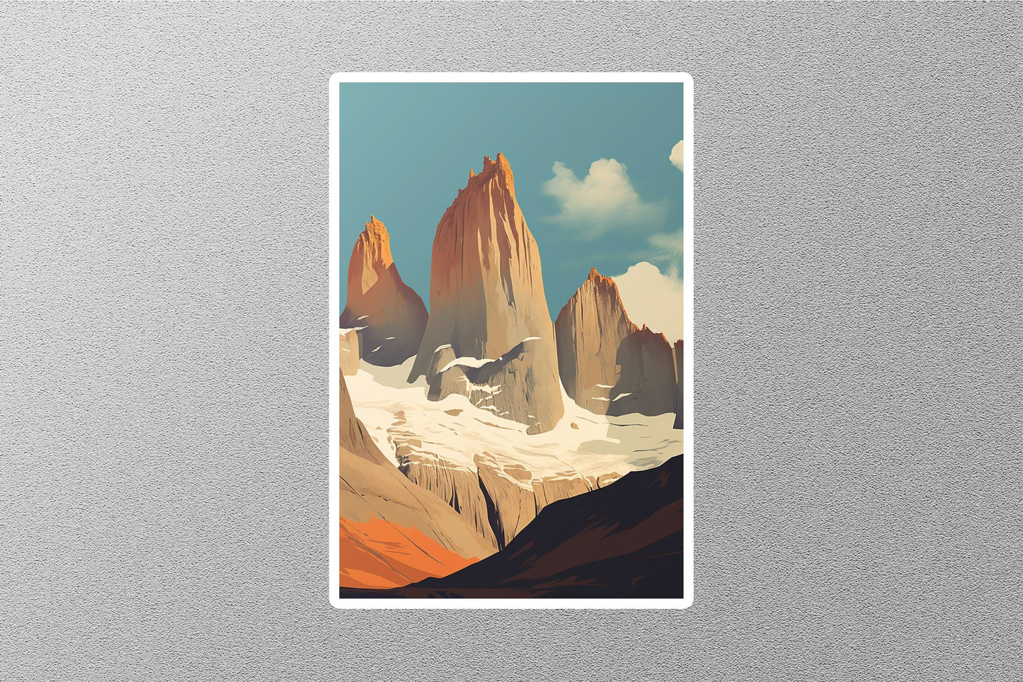 Wholesale Vintage Torres Del Paine Travel Sticker