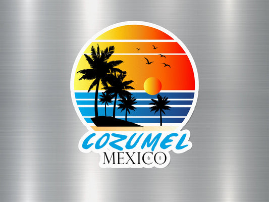 Cozumel Mexico Sunset Sticker