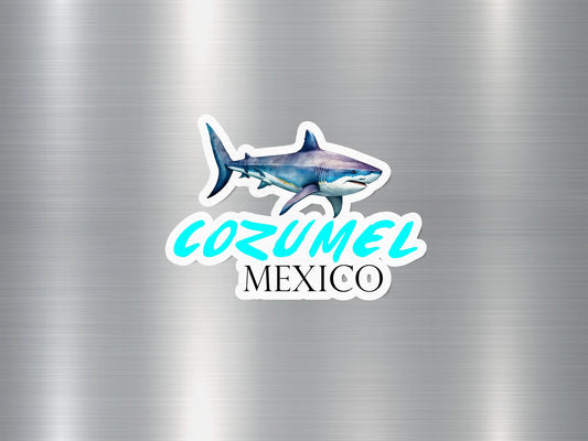 Cozumel Mexico Shark Sticker