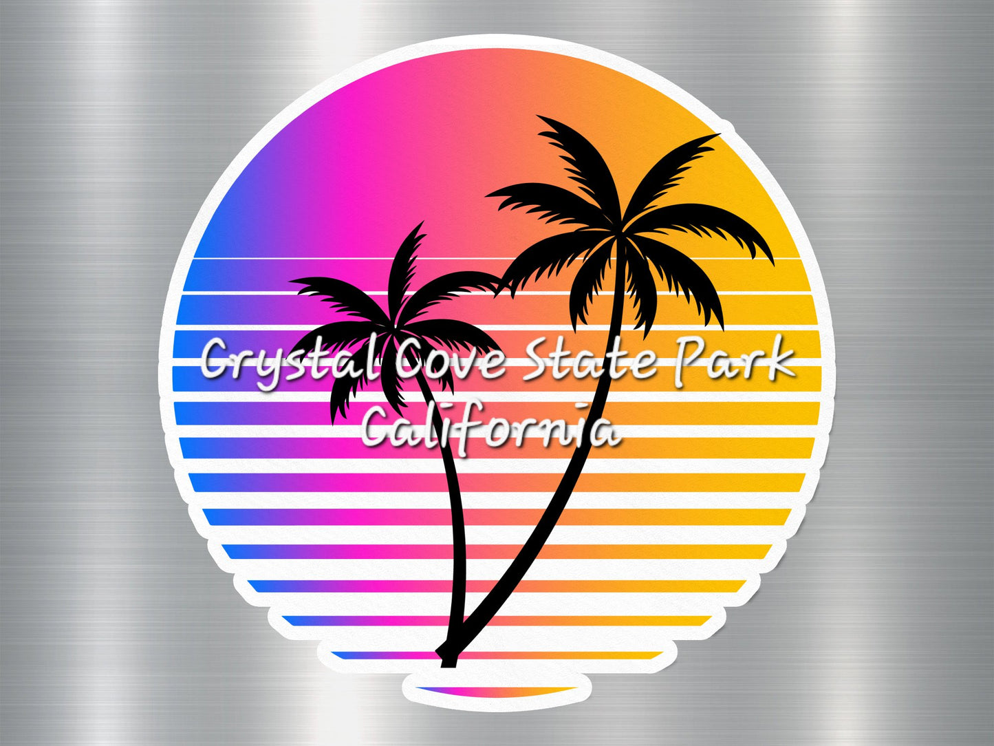 Crystal Cove Park California Sticker