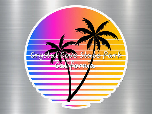 Crystal Cove Park California Sticker