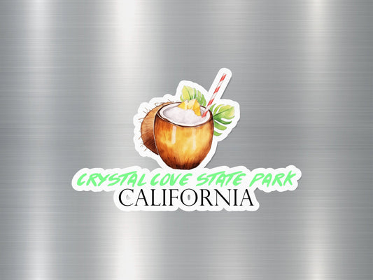 Wholesale Crystal Love State Park California Coconut Sticker